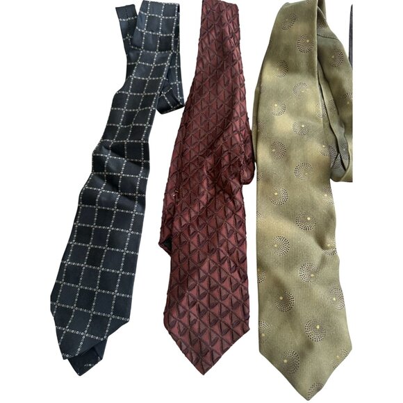DONNA KARAN Men's Vintage Lot of 7 Neck Ties - Picture 7 of 8